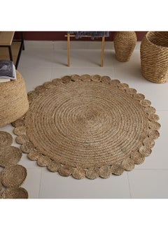 Natura Tapis Hand Braided Jute Rug 120 Cm  - Image 1