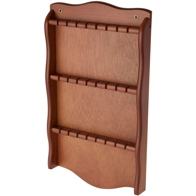 Bard's Bards Brown Wood Wall Mountable 24 Spoon Rack 18 H x 105 W x 15 D 