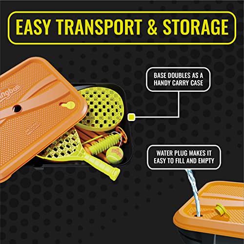 Swingball لعبة تنس سوينجبول - لعبة تنس مربوطة مع عمود قابل للتعديل بارتفاع يصل إلى 4 أقدام، كرة فوم، قاعدة لجميع الأسطح، حقيبة حمل، للأعمار من 4 سنوات فما فوق - Image 3