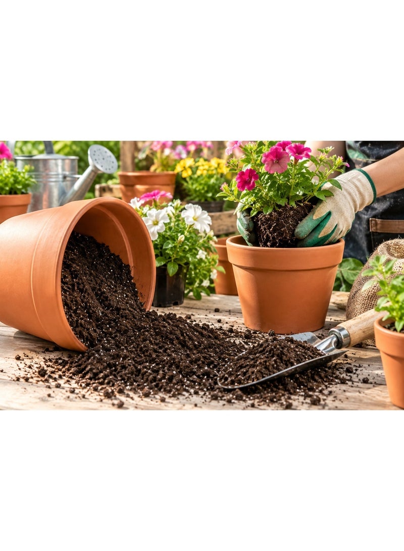 vsell24 Bio-Tech Potting Soil with Micronutrients 5L – Indoor & AC Room Planting Soil for Home Gardens | Made in UAE - Image 2