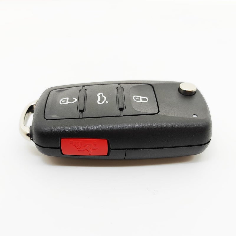 Grakest Keyless Entry Replacement Key Fob Cover Case fit for VW Jetta Passt Remote Control Key Fob Shell 4 Buttons - Image 4