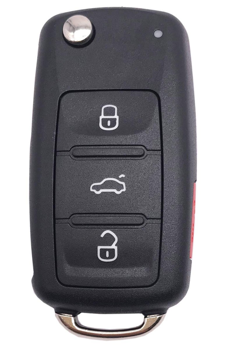 Grakest Keyless Entry Replacement Key Fob Cover Case fit for VW Jetta Passt Remote Control Key Fob Shell 4 Buttons - Image 5