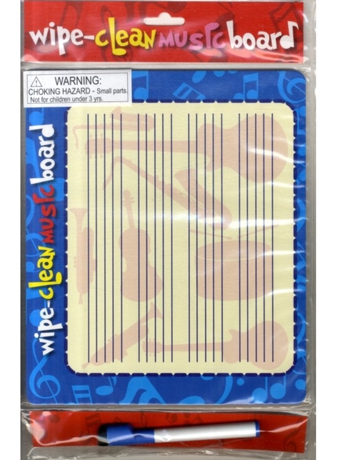 WIPE CLEAN MUSIC BOARD LANDSCAPE EDITION - Paperback