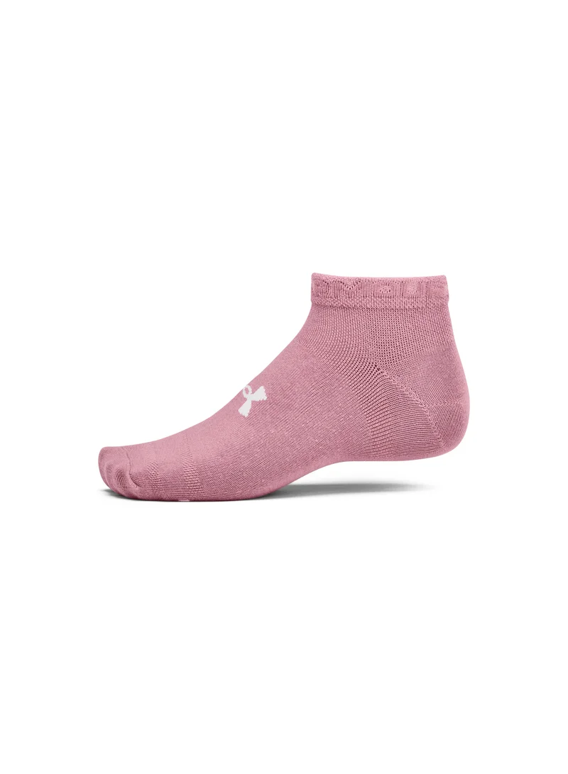 UNDER ARMOUR Unisex Essential Low Socks (Pack of 6)
