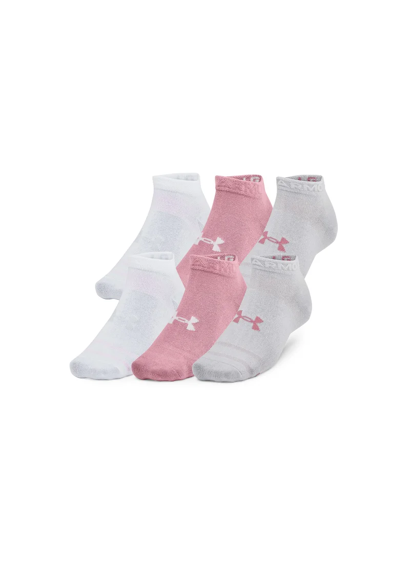 UNDER ARMOUR Unisex Essential Low Socks (Pack of 6)