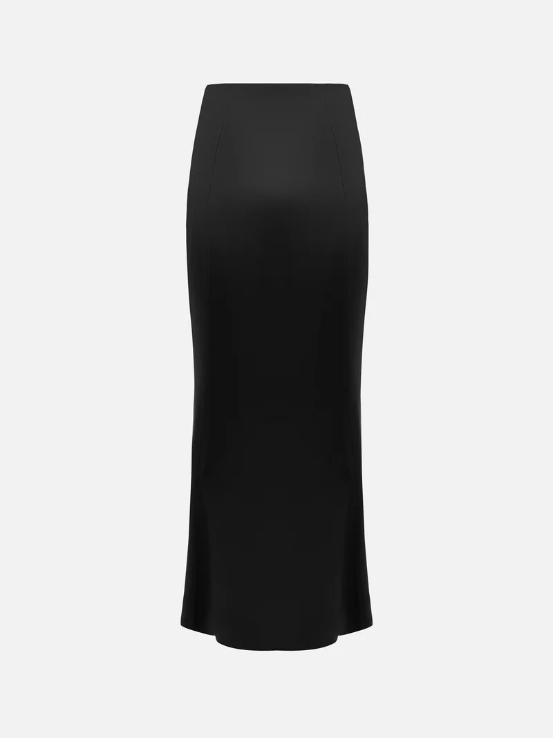 Lichi  Flared satin maxi skirt for Women | Best Price UAE