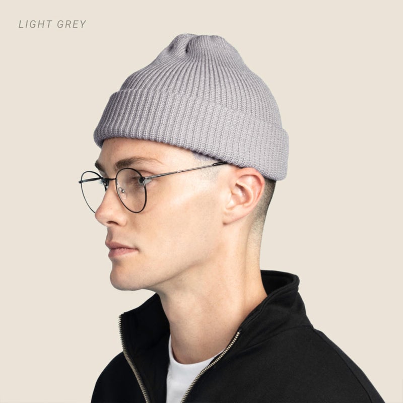 CHOK.LIDS Fisherman Beanie Short Knit Classic Cuff Skull Caps Outdoor Winter Stylish Trawler Sailor Beanies for Men Women (Mustard) - Image 5