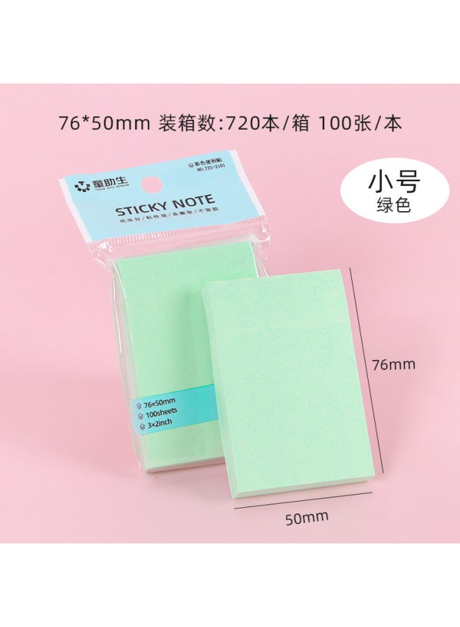 HELPS Colorful Sticky Notes, Cute Creative Sticky Notes, Customized Office Stationery Note Pads, Tearable Student Message Note Paper - Image 1