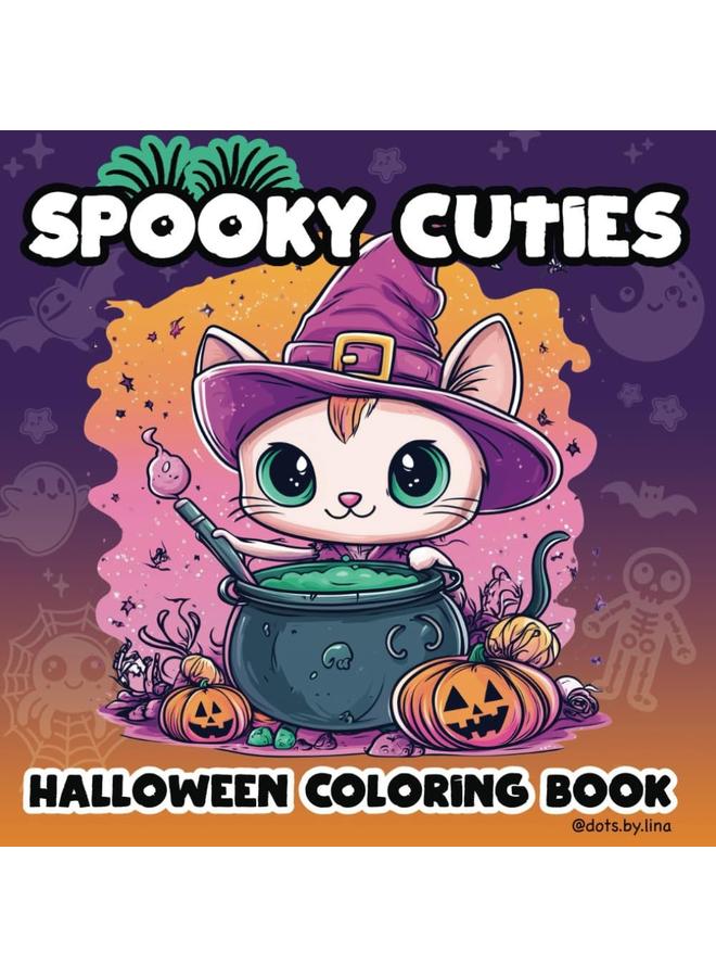 Bluejw Little Spooky New Cartoon Drawing Book Cute Funny Coloring Book Monster Series - Image 1