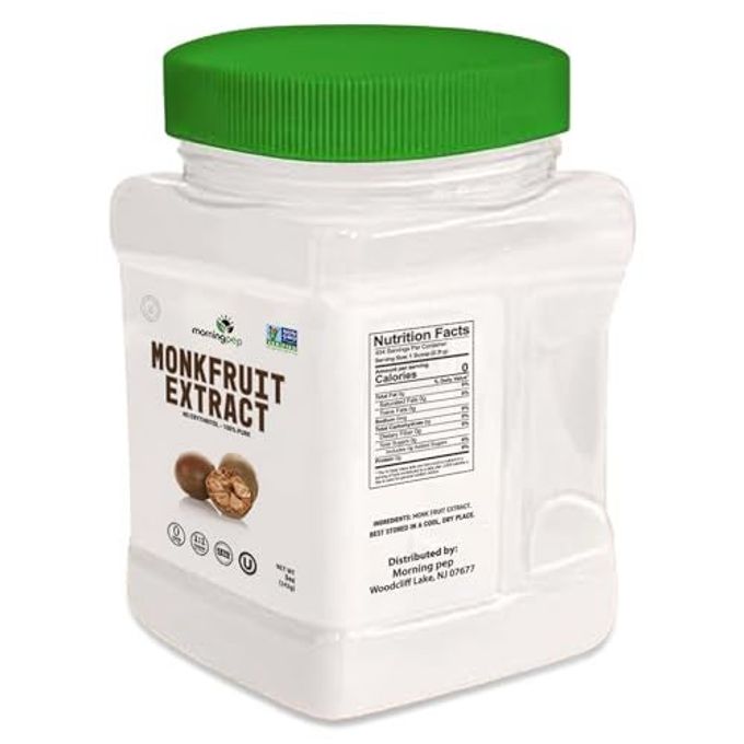 rayihni 100% Pure Monk Fruit Extract Sweetener, No Erythritol, Monkfruit Extract Powder, Non-Gmo Project Verified, Keto Certified, Ou Kosher, No Fillers Zero Calories | Over 450 Servings | 5 Oz - Image 5