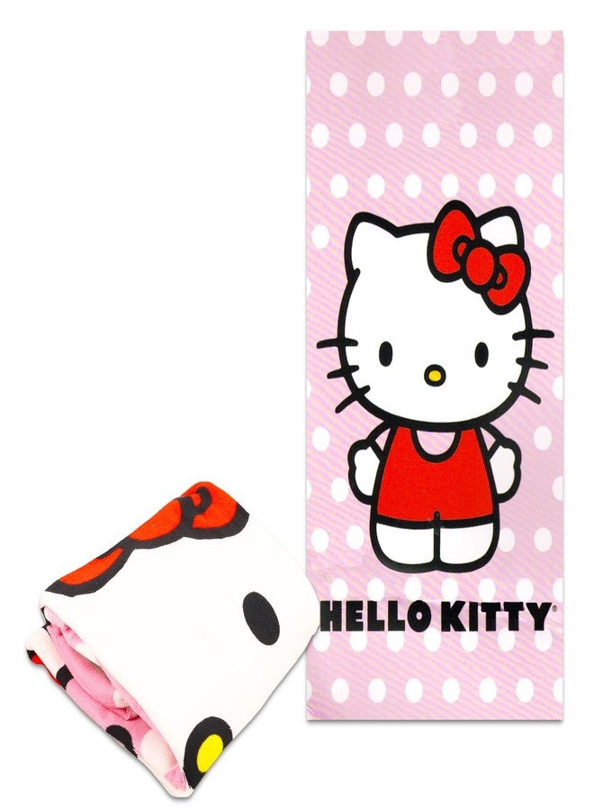Hello Kitty Beach Towel Set - Bundle with 27x54 Hello Kitty Pool Towel Plus Decal and More | Hello Kitty Beach Towel for Kids and Adults - Image 2