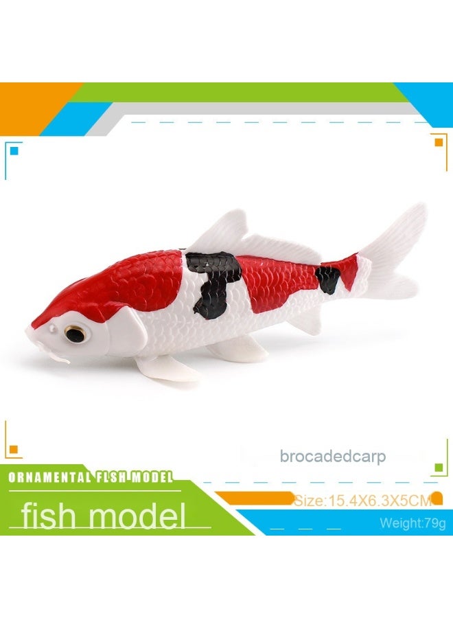 نيبمينينت مجموعة نماذج سمك الزينة الزائفة للبيع عبر الحدود - تماثيل جميلة لأسماك الذهب وكوي