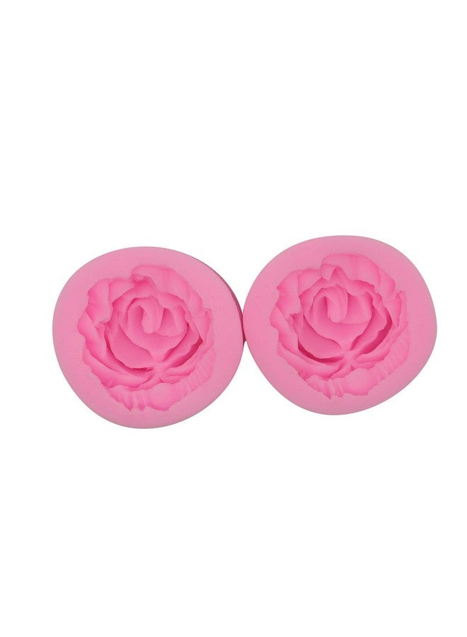Hengke 2 Piece 3D Flower Bloom Rose Shape Silicone Molds For Cupcake Dessert Chocolate Jelly Cookie Decor, Jewelry, Pastry, Chocolate,Handmade Soap Mould Candy Making - Image 2