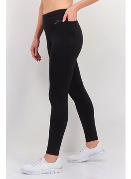 Brooks Men Sportswear Fit Training Thermal Leggings Pants, Black  - Image 3