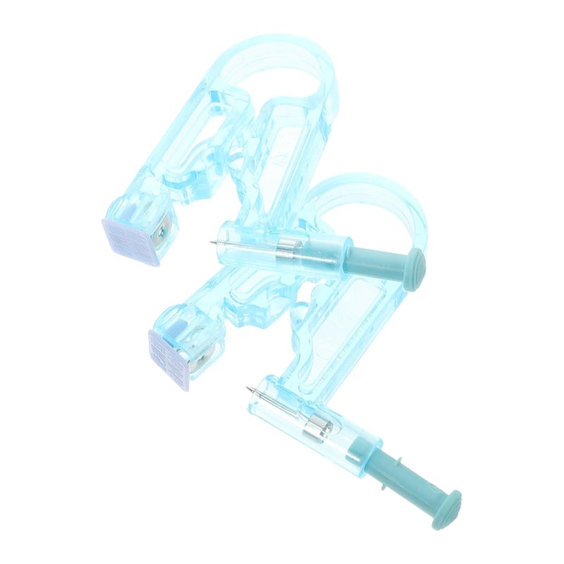 Generic 2pcs Ear Piercing Device for Adults Ear Piercer Gun Easy to Use Tool for Safe Piercing Salon Travel - Image 1