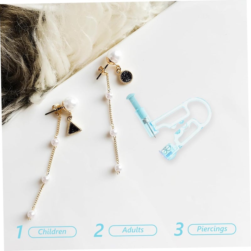 Generic 2pcs Ear Piercing Device for Adults Ear Piercer Gun Easy to Use Tool for Safe Piercing Salon Travel - Image 4