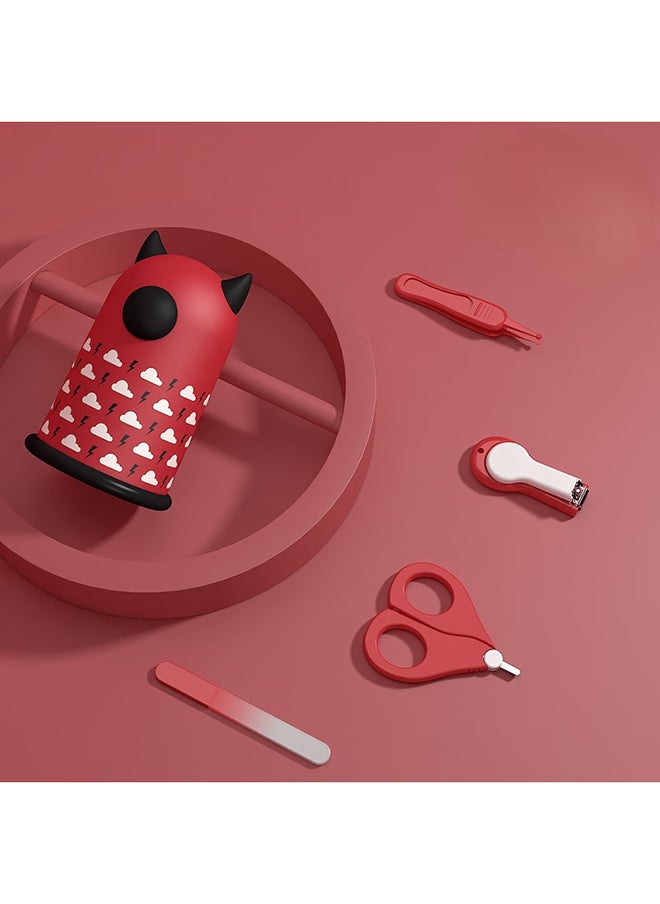 kiddoz Cartoon Nail Clipper - Red  - Image 1