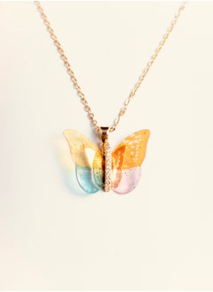 Gold and rainbown Butterfly