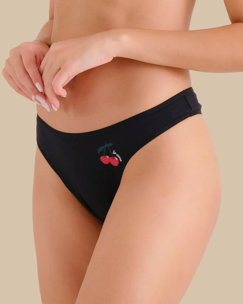 La Senza Cotton Graphic Body Thong