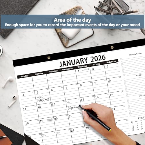 OLUPAND Desk Calendar 2026,January 2026 to June 2027,2026 Desk Calendar- 12x17",Calendar 2026-2027 as Office Calendar,Teacher 2026 Calendar (3 PACK) - Image 3