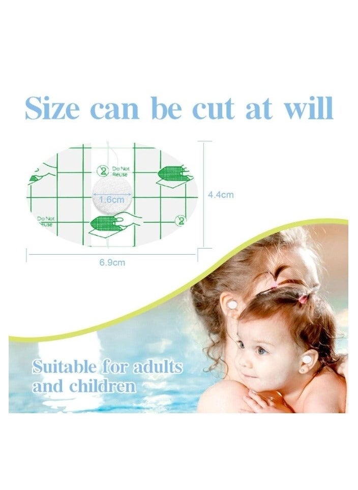 Sefudun 60 Pcs Disposable Waterproof Ear Covers For Baby Kids, Ear Protection Cover Stickers for Swimming Showering Surfing, and Water Sports  - Image 5