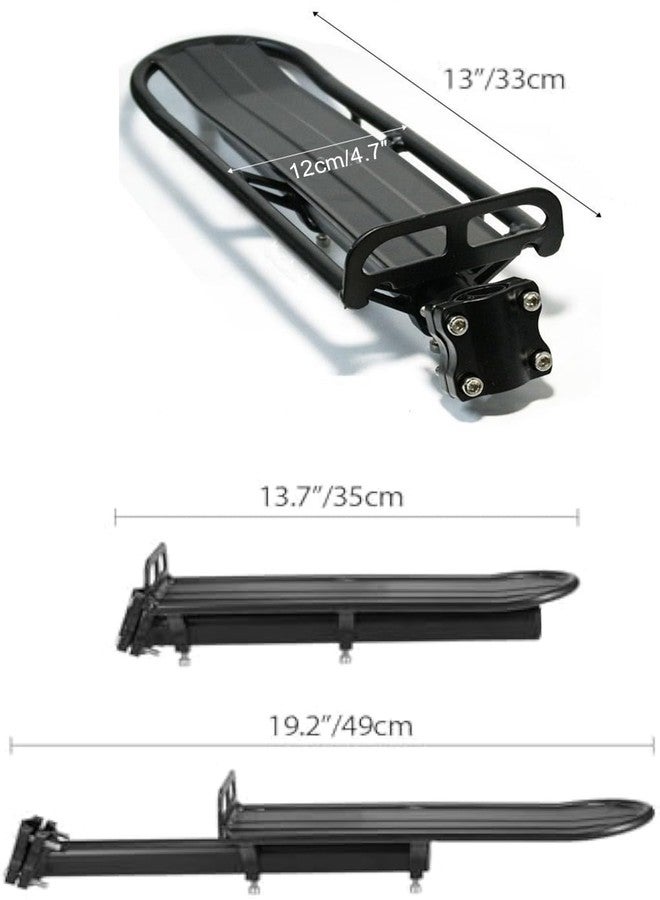 Takelablaze Bike Rear Rack Retractable Bike Luggage Cargo Rack Aluminum Alloy Bicycle Cargo Rack Mount Rear Seat Post Rack - Image 3