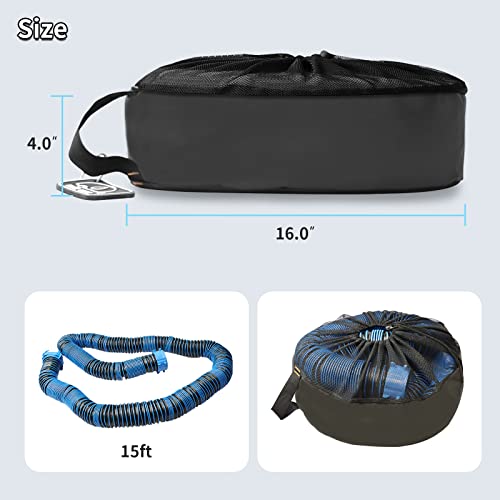RVMATE حقائب خرطوم RVMATE 3 عبوات مع علامات تعريف، حقائب تخزين RV مقاومة للماء لأسلاك الكهرباء/خرطوم المياه العذبة/خرطوم الصرف الصحي وإكسسوارات RV للتخزين والتنظيم - Image 4