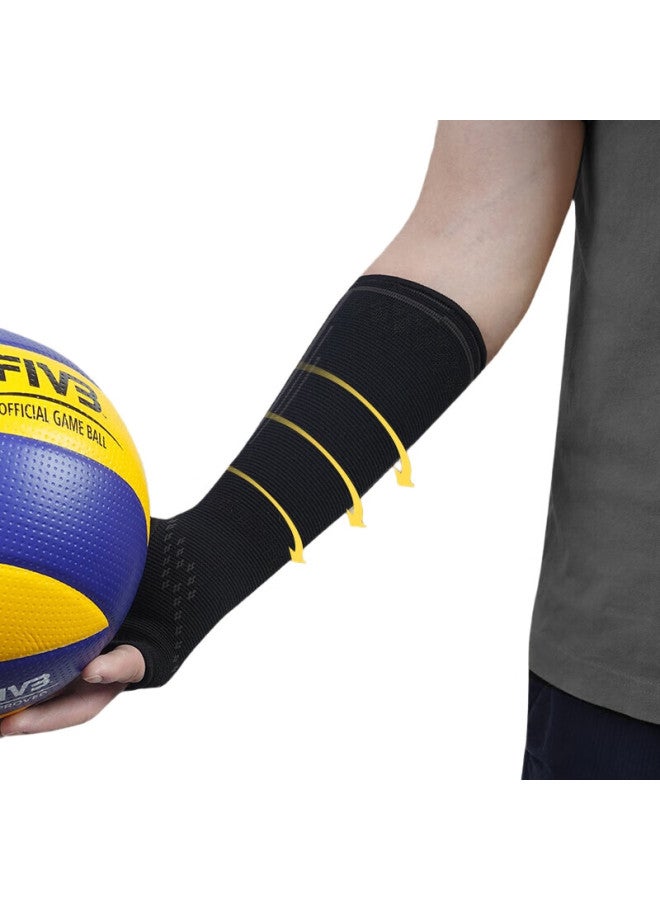Nailekesi N Volleyball Wrist And Arm Guards For Men And Women, Suitable For Middle School Students, High School Entrance Exam, Hand Protection, Extended Breathable Anti-Collision Training Protective Gear, Size M - Image 1