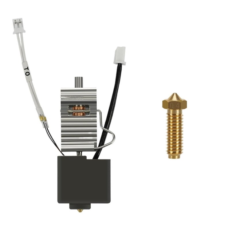 Anycubic Kobra 3 طقم مجموعة الهوت إند مع فوهة نحاسية وملحقات الثرمستور، هوت إند نحاسي BK - Image 1