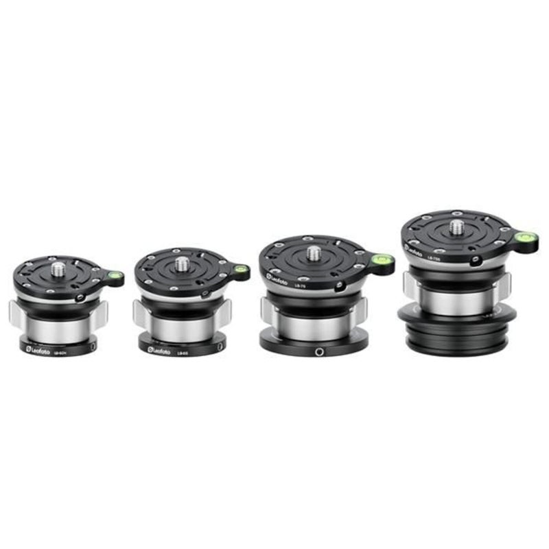 Leofoto LB-65 65mm Leveling Base for Tripod w Butterfly Lock Collar 40lb Max Load +/-15Â° Tilt - Image 4