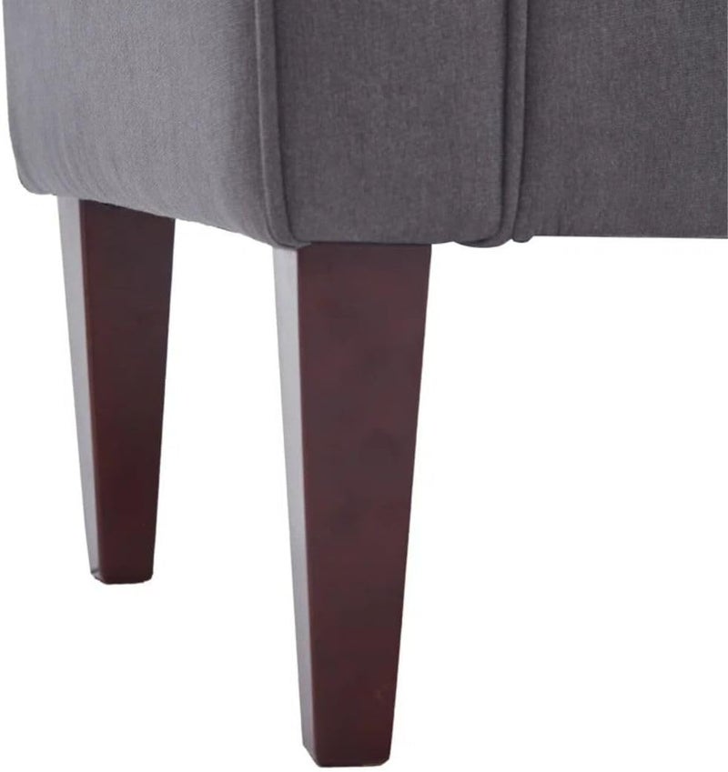 Comfynest مقعد تخزين مبطن مع غطاء قابل للفتح - Image 3