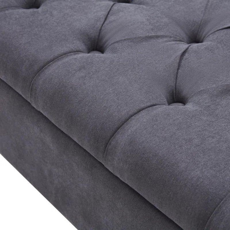 Comfynest مقعد تخزين مبطن مع غطاء قابل للفتح - Image 5