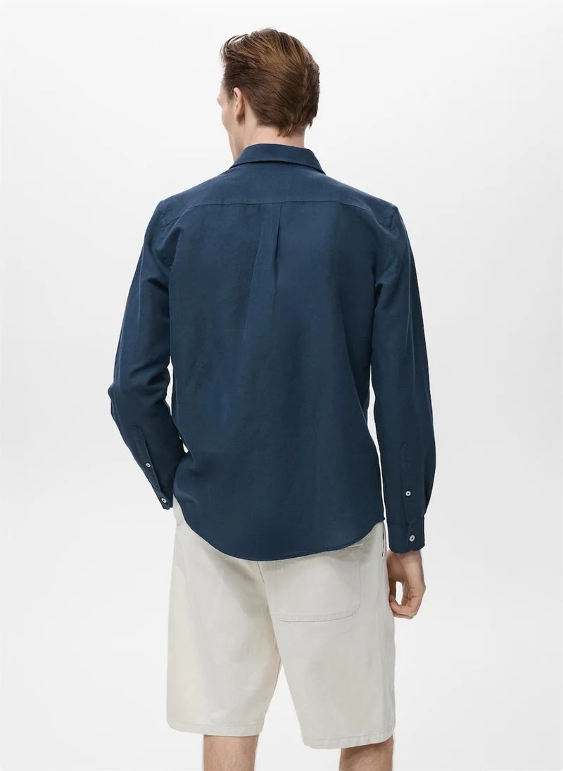Mango Man Pocket Regular Fit Shirt