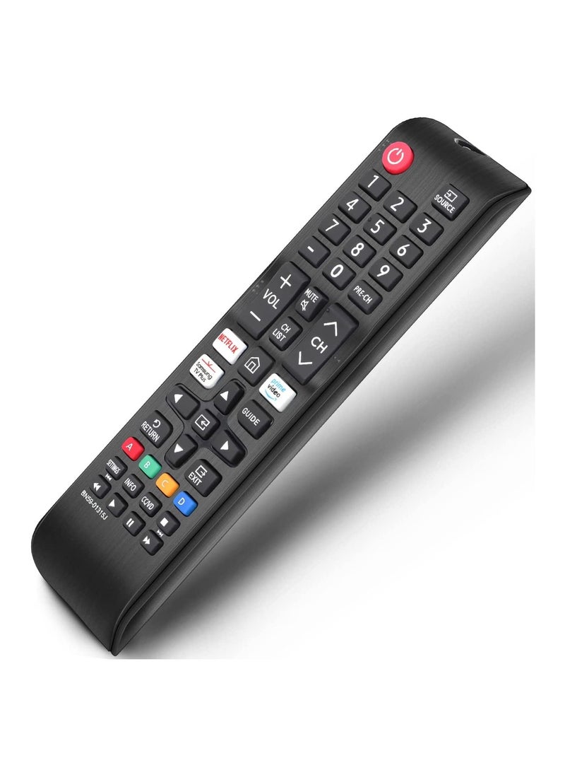 Generic Remote Control BN59-01315J Replacement for Samsung-Smart-TV-Remote Samsung LED LCD QLED 4K 8K UHD 3D HDTV HDR Curved Crystal Smart TV with Netflix 