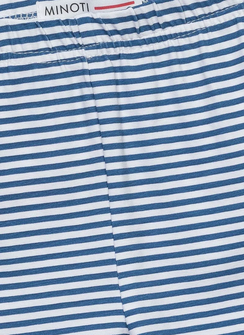 MINOTI Girls Striped Leggings with Elastic Waistband for Comfort