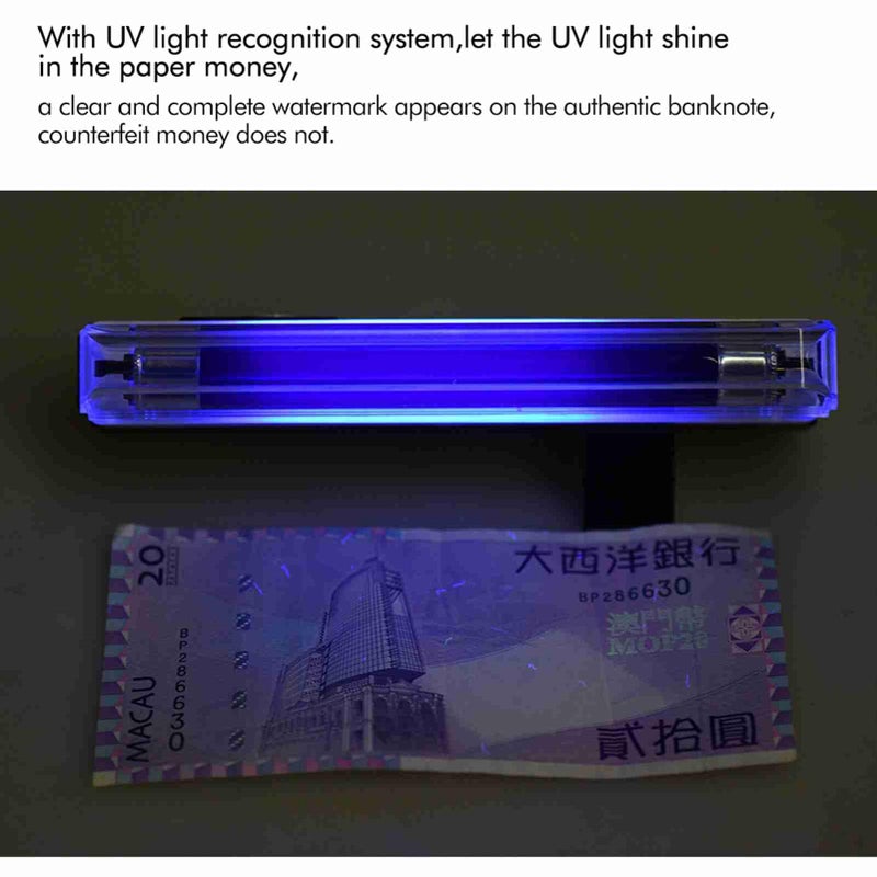 Compact Money Detector With UV Light For USD Euro GBP Banknotes Portable Flashlight Combo - Image 3