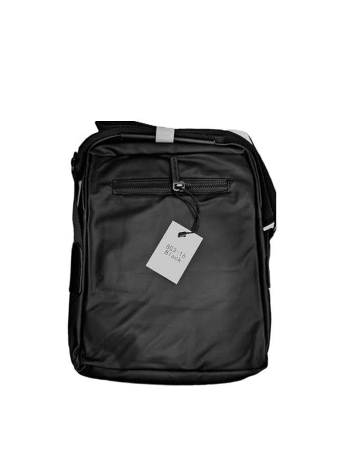 Waterproof Crossbody Shoulder Bag, Men's Casual Style, Black - Image 2