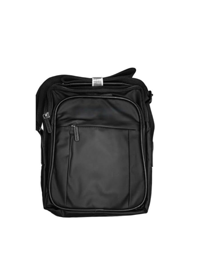 Waterproof Crossbody Shoulder Bag, Men's Casual Style, Black - Image 1