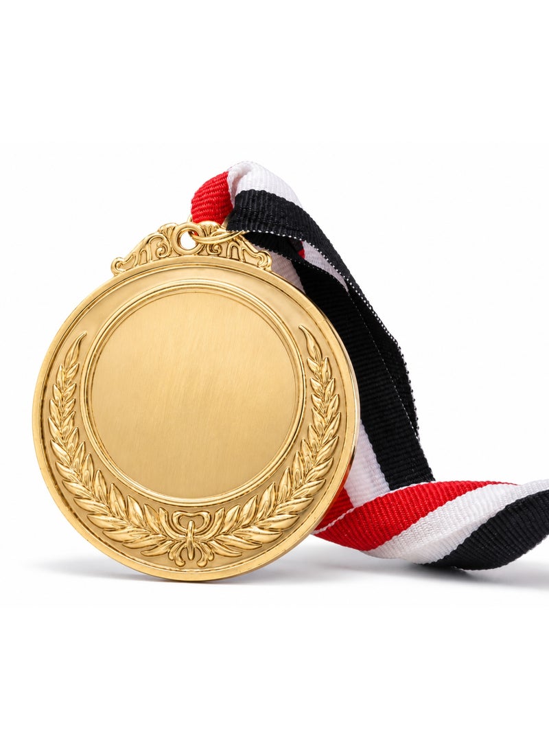 ميدالية ذهبية للرياضة وتكريم البطولات مع شريط تعليق - Image 1