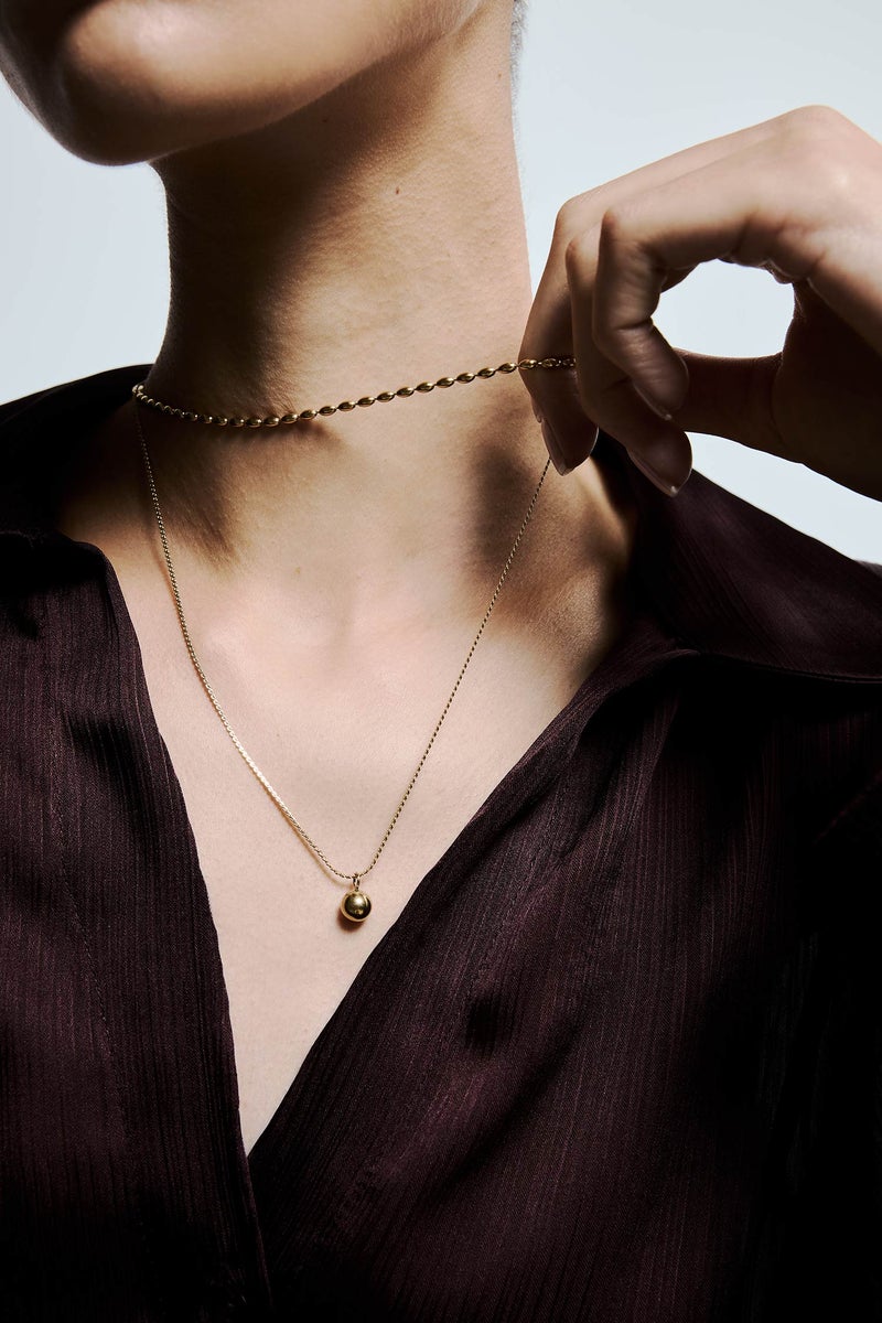 DeFacto Gold Woman Woman Gold 2 Piece Steel Necklace Casual - Image 2