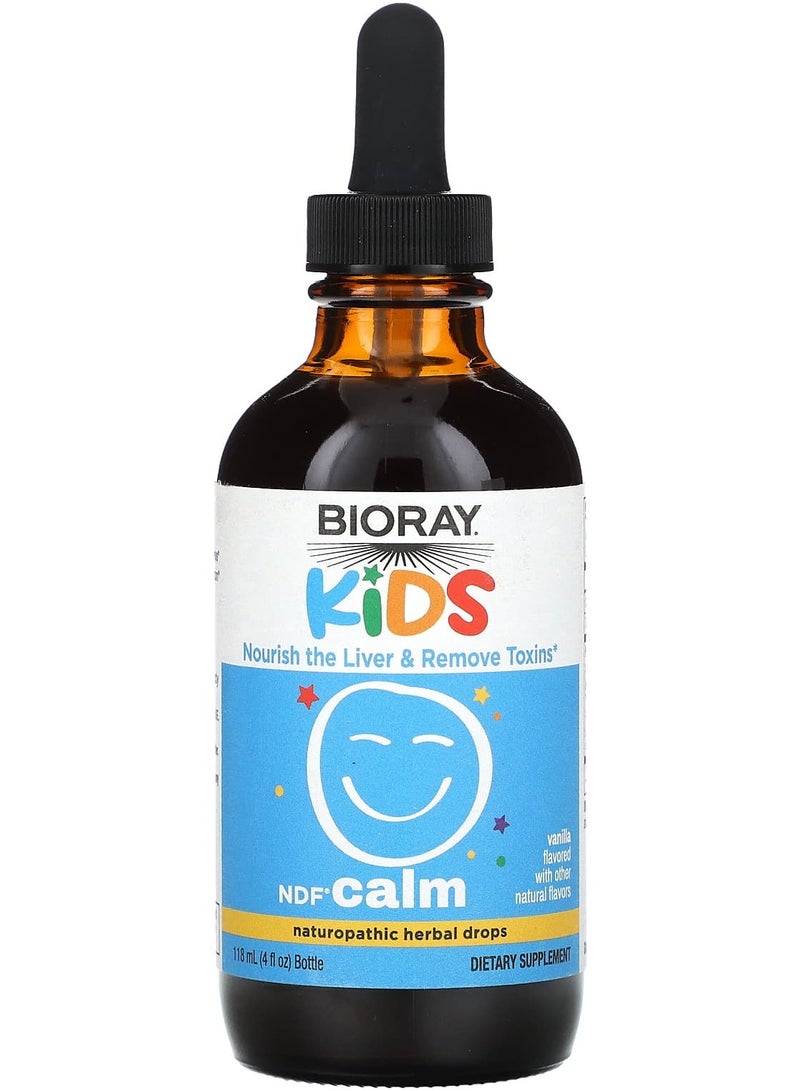 Kids NDF Calm Naturopathic Herbal Drops Vanilla 4 fl oz (118 ml)