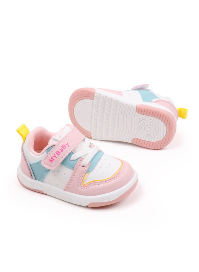 Baby Non-slip Toddler Spring And Autumn Shoes New Fashion Casual Board Shoes Boys And Girls Breathable Soft Bottom Function Small White Shoes
