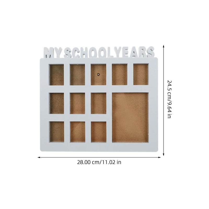 Blue Year Photo Frame Collage For Student Certificates And School Memories Decor - Image 3
