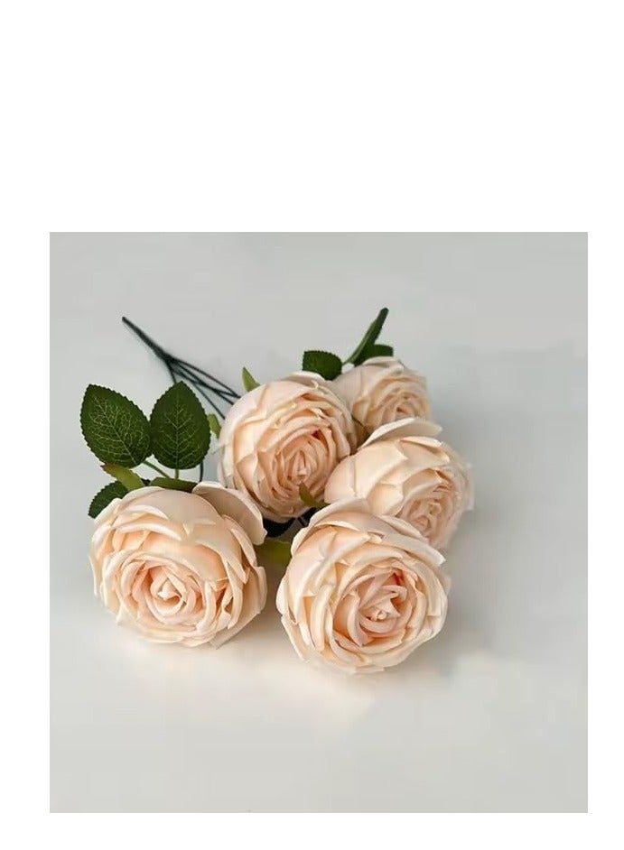Elegant bouquet of roses, an elegant look and modern decor for the luxury home (pink)