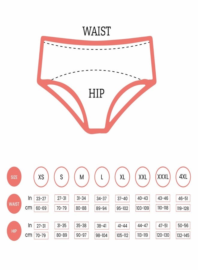 Zorb. Women Cotton Reusable Period Panty | Comfortable Period Panties Leak Proof | Absorbs Heavy Flow 4X of Sanitary Pad Blue, Medium (PO2) - Image 3