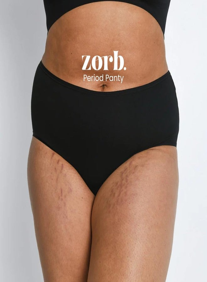 Zorb. Women Cotton Reusable Period Panty | Comfortable Period Panties Leak Proof | Absorbs Heavy Flow 4X of Sanitary Pad Blue, Medium (PO2) - Image 2