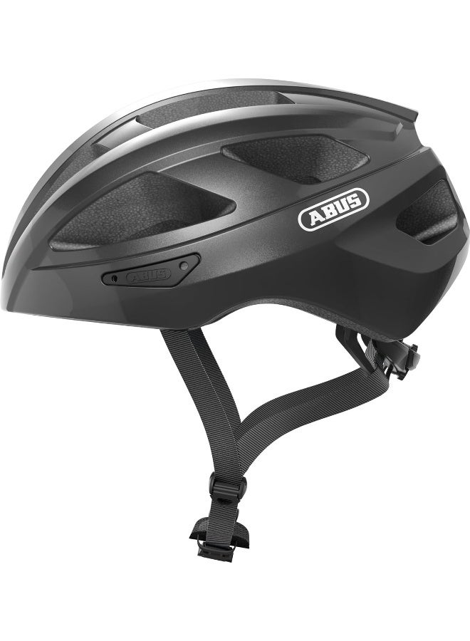ABUS Macator Road Bike Helmet - Sporty Bicycle Helmet for Beginners - Also Suitable for Plaited Hair - for Men and Women - Image 1