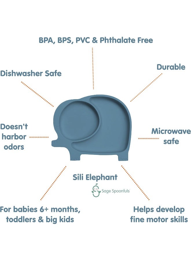 Sage Spoonfuls Silicone Plates for Babies & Toddlers - Image 3