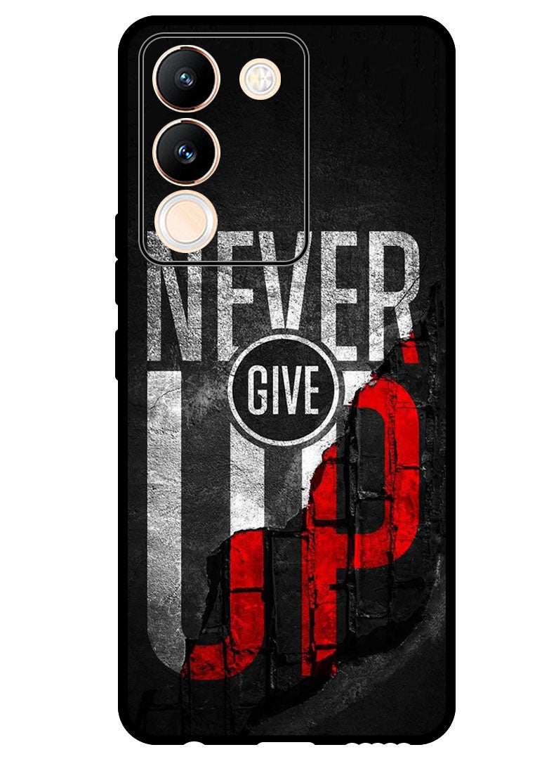 Theodor Protective Case Anti Scratch Shock Proof Bumper Cover For Vivo Y200 Never Give Up (2) - Image 1