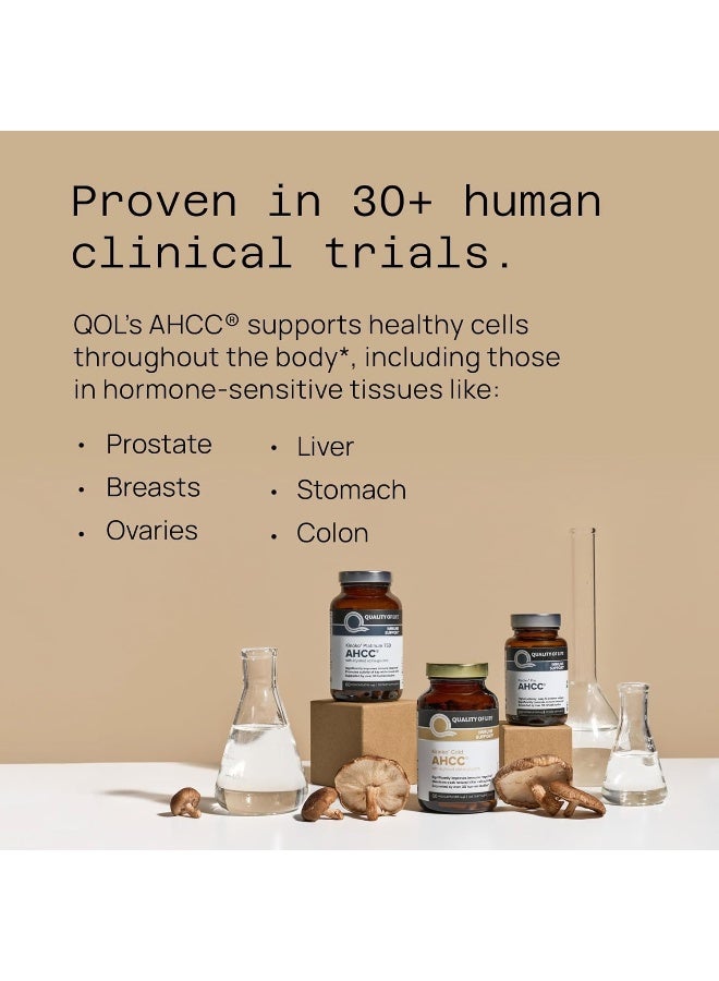 كوالتي أوف لايف كينوكو آر إكس AHCC 300 مجم، 60 كبسولة هلامية - Image 5